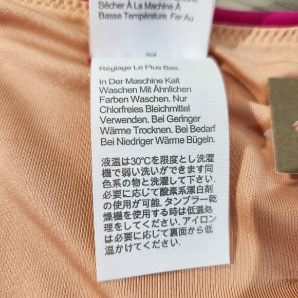 J. Crew Pink Curved Waist Cheeky Bikini Bottom New With Tags Womens Size XXL - Picture 13 of 16